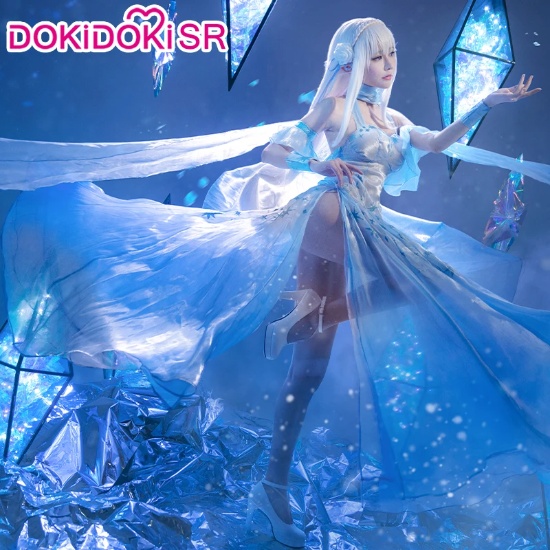 

Женский костюм для косплея DokiDoki-SR из аниме «Re Zero Emilia»