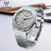 2021 cadisen new 42mm mens watches mechanical automatic nh35a watch men 100m waterproof brand luxury casual business wristwatch