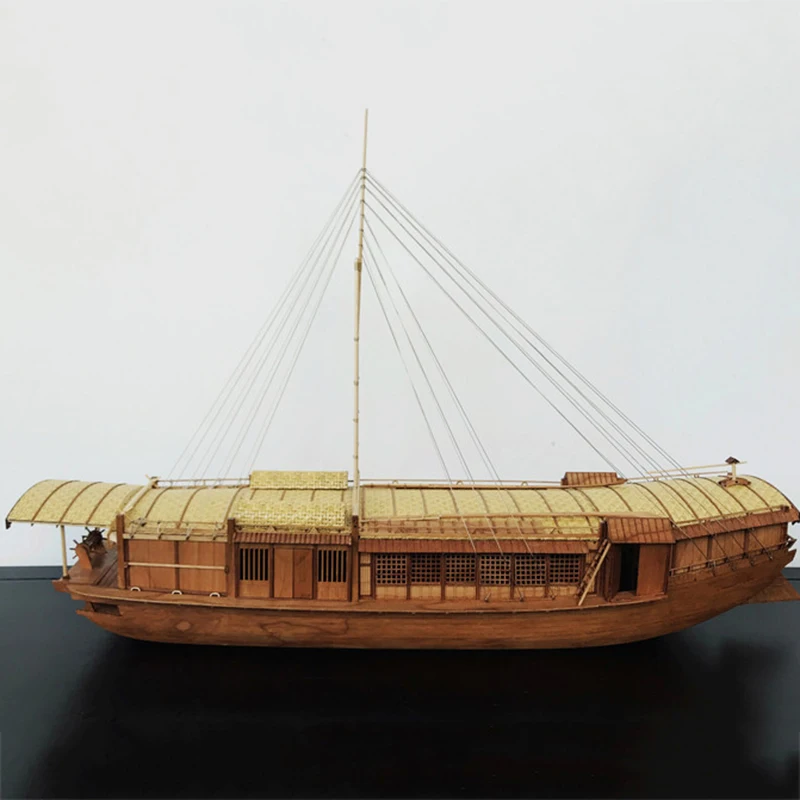 

Bianhe Passenger Ship Qingming Shanghe Picture Chinese Ancient Sailing Model Wooden Assembly Kit