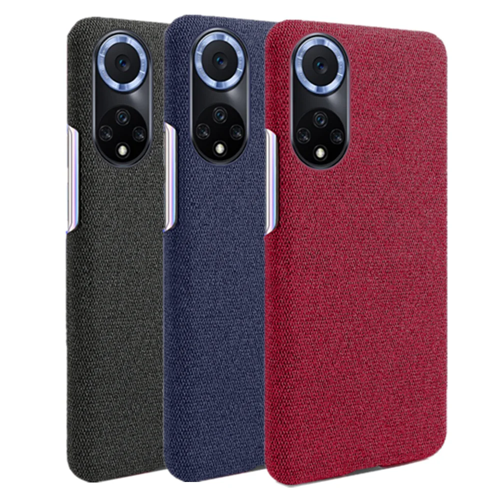 

Nova 9 Cloth Antiskid Case Funda For Huawei Nova 9 8 SE 7 Pro 5G 8i 7i Y5p Y6p Y7p Y8p Y7a Y9a Y9s Slim Retro Fabric PC Cover
