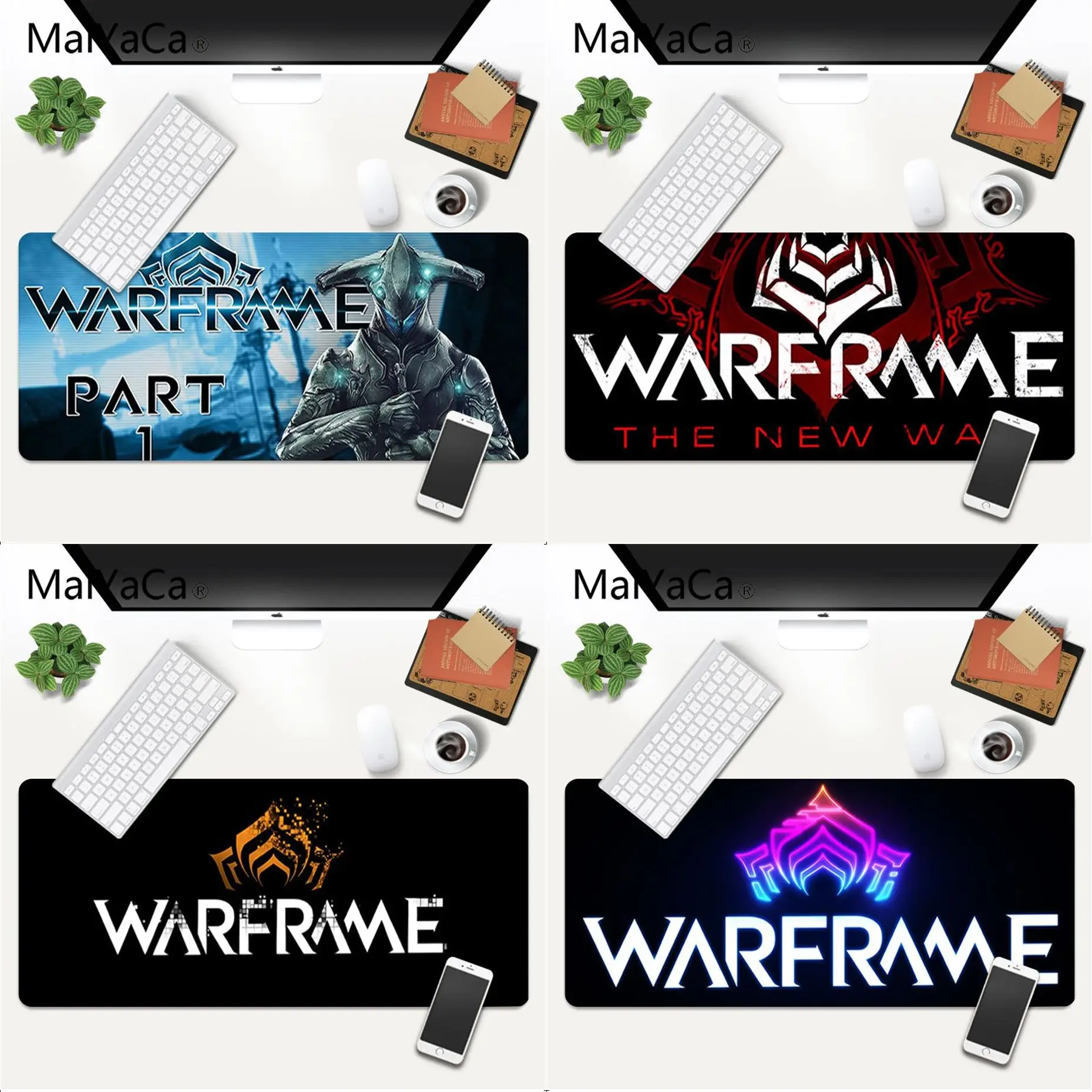 

MaiYaCa New Arrivals Warframe Laptop Gaming Mice Mousepad Gaming Mouse Mat xl xxl 800x300mm for Lol world of warcraft