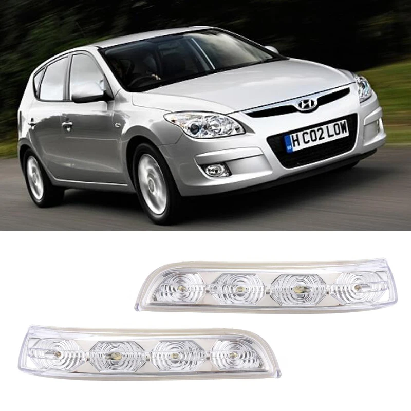 Левое и правое автомобильное боковое зеркало заднего вида светодиодный