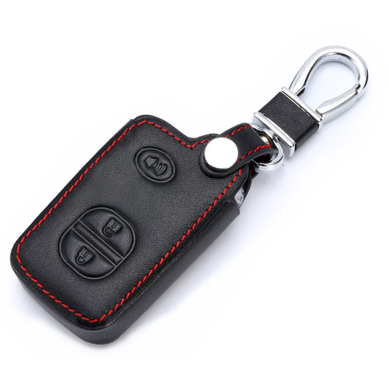 Кожаный чехол для автомобильных ключей Toyota Chr LandCruiser Avensis Auris Corolla RAV4 Prius Prado Camry Crown