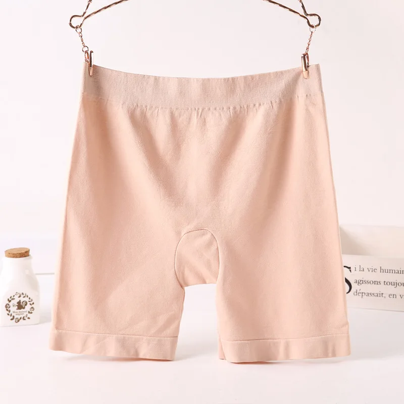 Высокая талия шорты безопасности штаны для женщин Макс 130 кг размера плюс