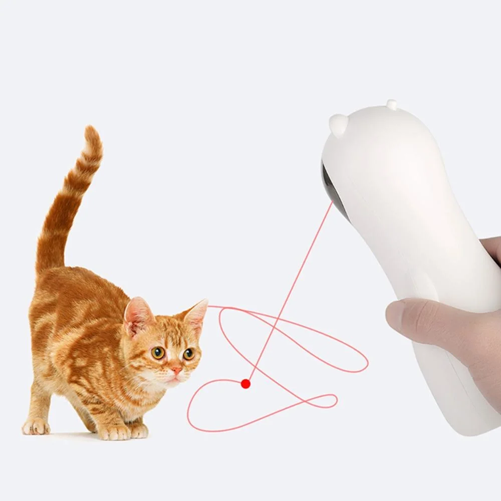 

Automatic Cat Toy Laser USB Rechargeable Cat Interactive Toy LED Pointer Rotating Moving Electronic Pen Funny Toy Cat Chase Toys
