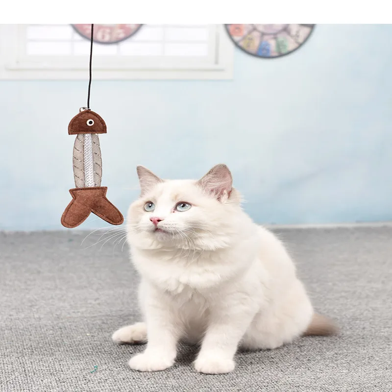 

Psm Funny Cat Stick Long Rod Fishing Rod Bite Resistant Cat Stick Fairy Cat Toy Single Sale Pet Cat Chewing Toy