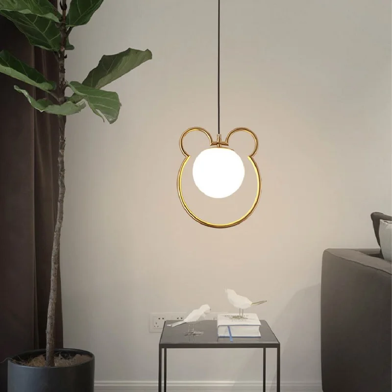 

Скандинавская люстра из кованого железа, светодиодсветодиодный лампа с одной головкой E27, для спальни, кофейни, ресторана, кабинета