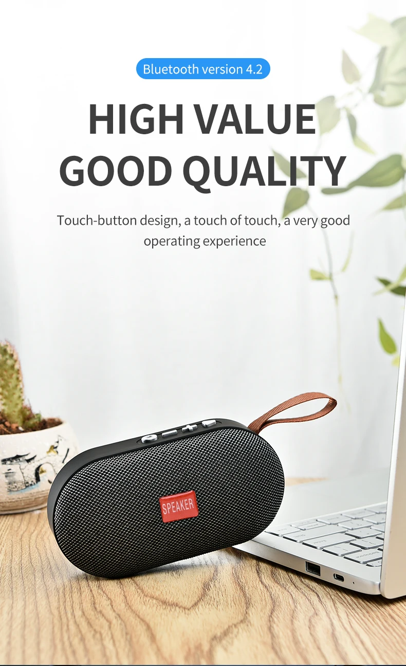 T7 Мини Bluetooth динамик Портативный беспроводной громкий динамик звуковая система 3D стерео музыка объемный открытый динамик Поддержка FM TFCard