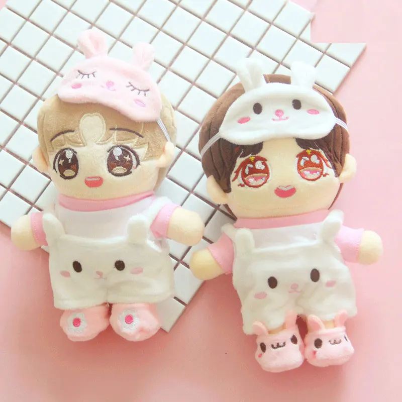 Розовые размеры брюки 20 см костюм детская одежда exo love bean кукла шапка аксессуары