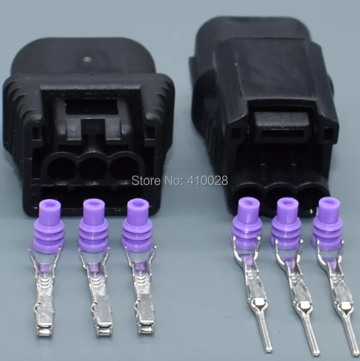 

shhworldsea 3 Pin 1.2mm 6189-7037 6188-4775 Female Male Automotive Electrical Ignition Coil Socket Auto Car Light Plug For Honda