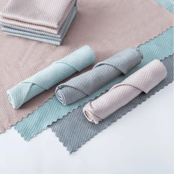 

Kitchen Towel Cleaning Cloth For Window Glass Car Floor Rags Bowl Dish Ceramic Tile Wipe Duster Home Cleaning Tool Anti-grease