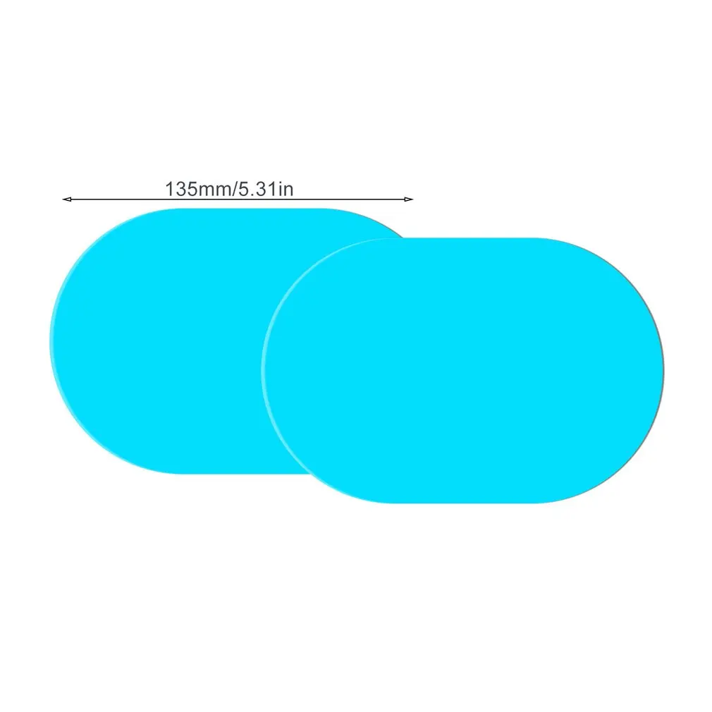

Car Rearview Mirror Rain Film Reversing Mirror Anti-Fog Stick Glass Waterproof Film Universal Side Window Hd Film