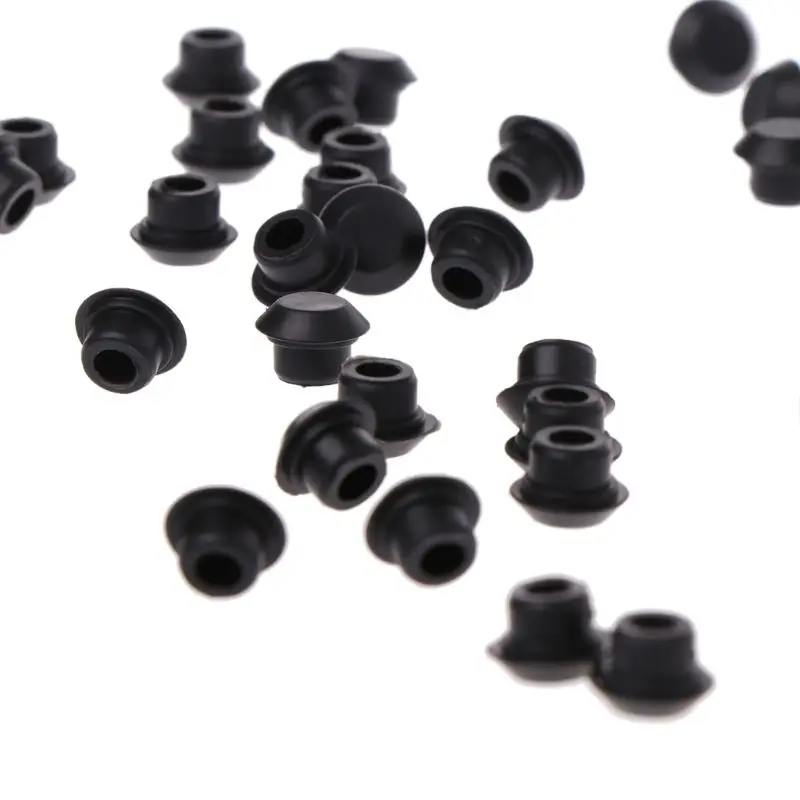 

50PCS Bulk Technic Part Rubber Stopper Chain link Grip Caterpillar Track Attachmen Brick Toy 24375 Building Block