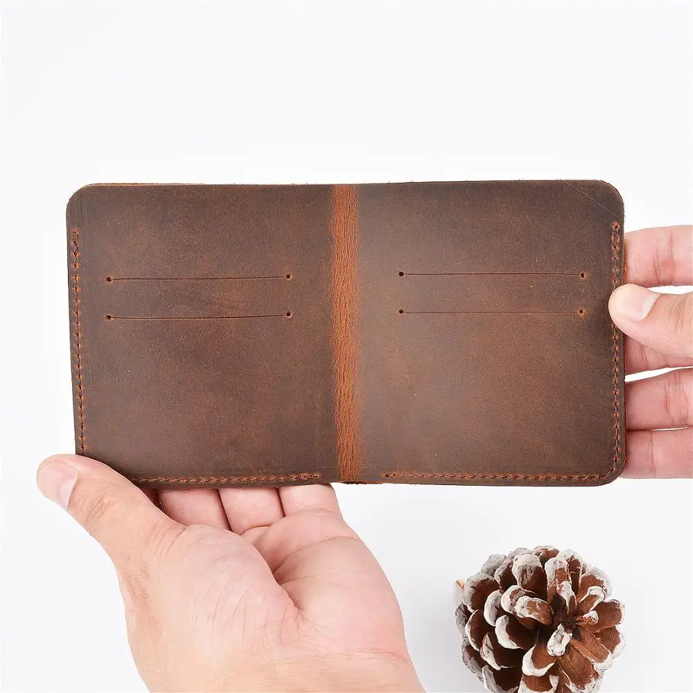 SIKU genuine leather men's wallet crazy horse male distress case slim purse | Багаж и сумки