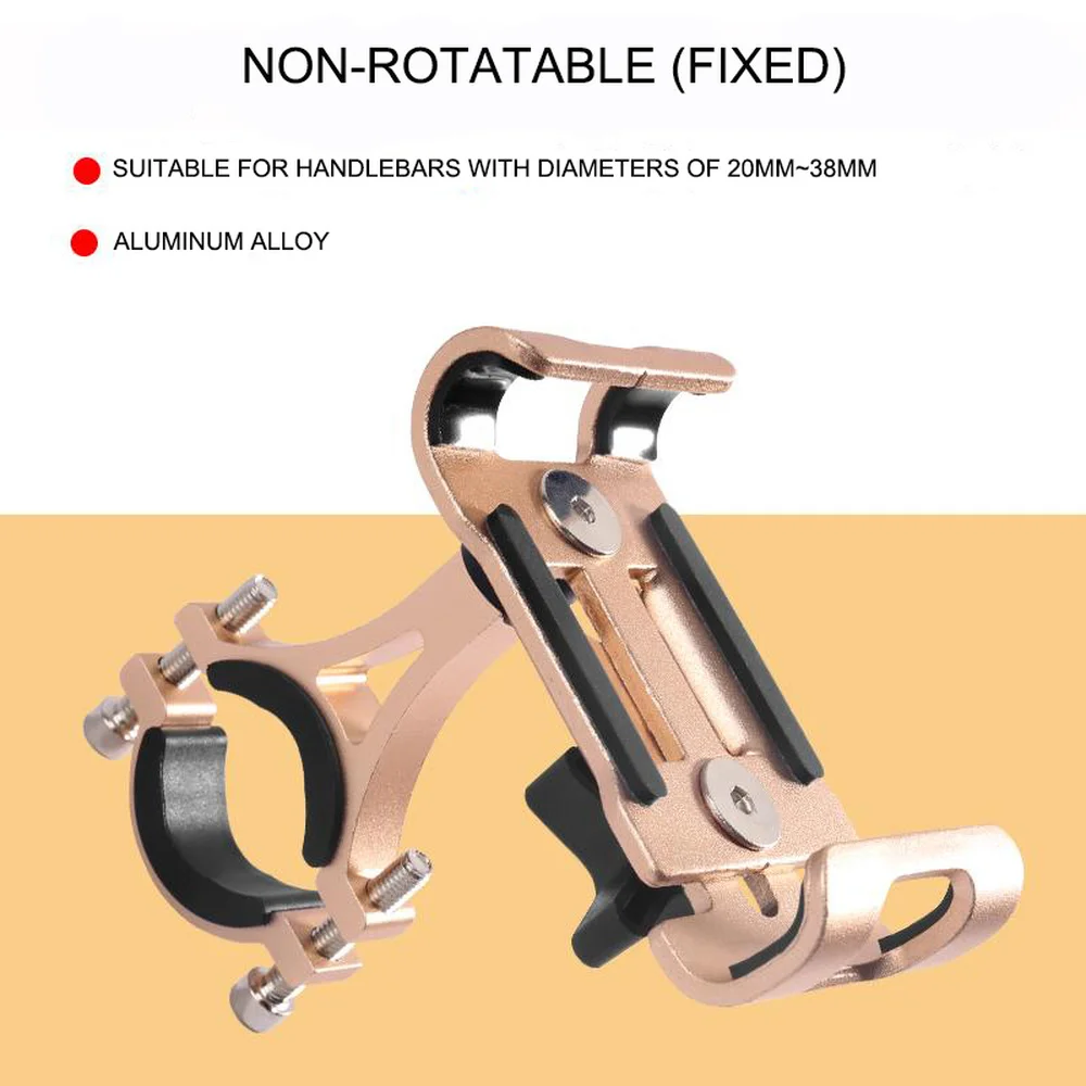 Bike Mobile Phone Holder 3.5-6.5 Inches Cell GPS Mount Aluminium Alloy Bicycle Support Cycling Bracket | Мобильные телефоны и
