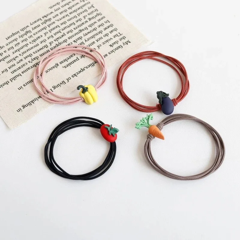 4 шт. канат для волос из растительной моркови тыква баклажан комплект с веревками