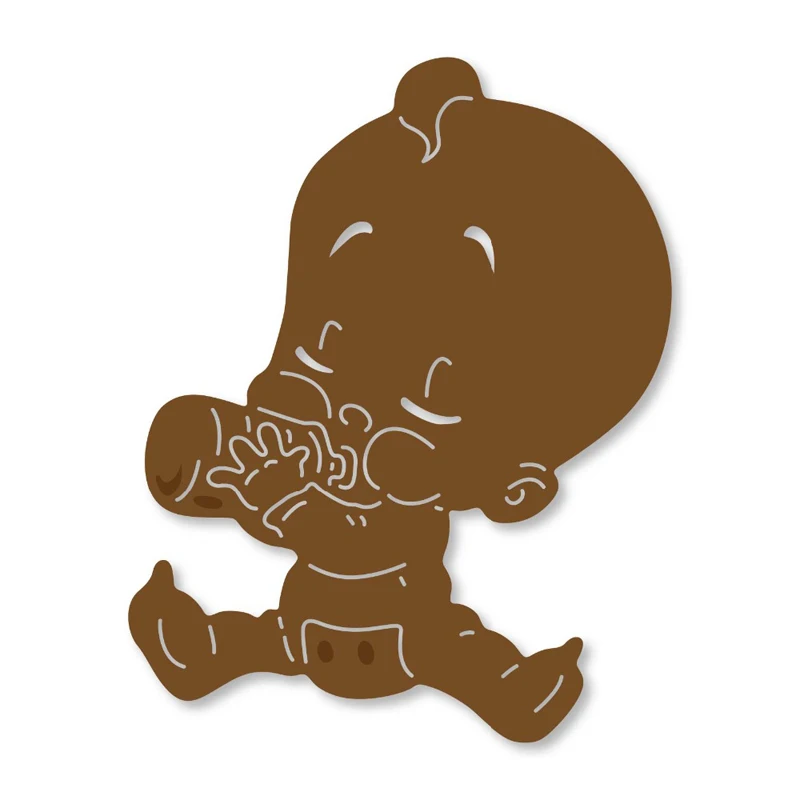 Выпивая Детская Металлическая вырубка трафареты для скрапбукинга альбом