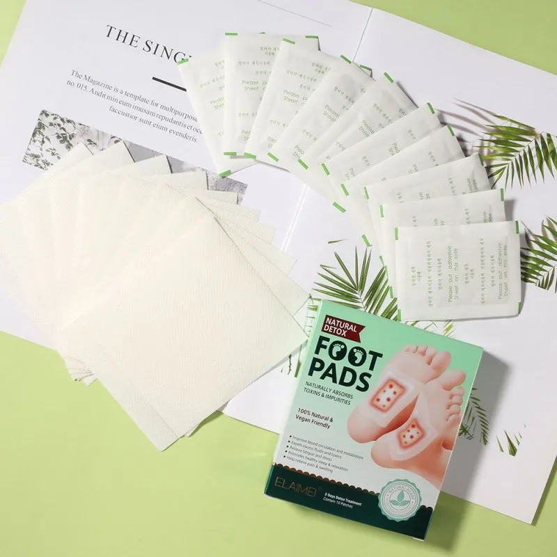 

10 Packs Sole Soothe Feet Pads Feet Treatment for Cleanse Na