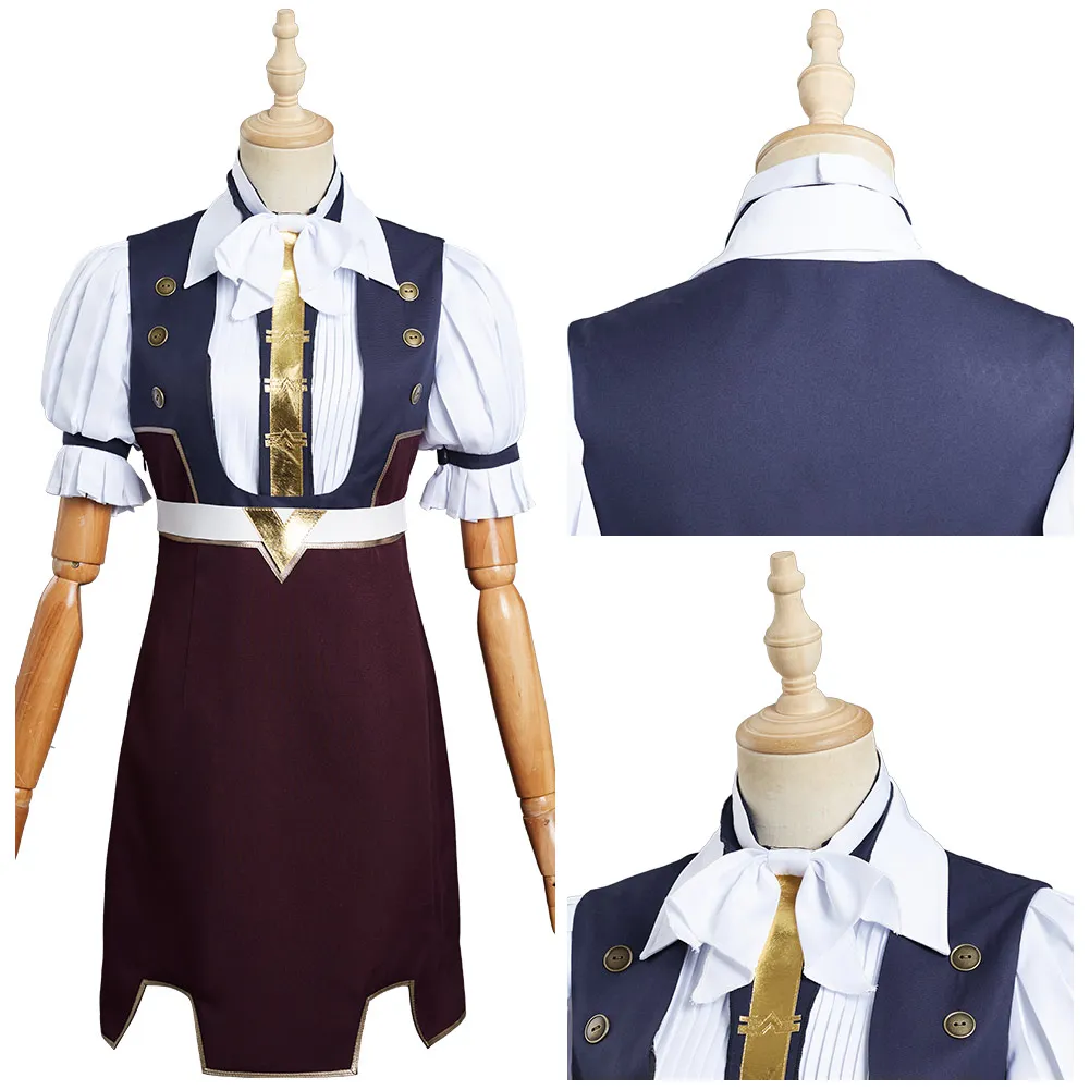 

Костюм для косплевечерние LOL Caitlyn, юбка-рубашка Caitlyn, вечерний костюм
