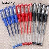 630pcsset writing 0 5mm redblackblue ink gel pens refills rod gel pen for school office stationery student writing supplies