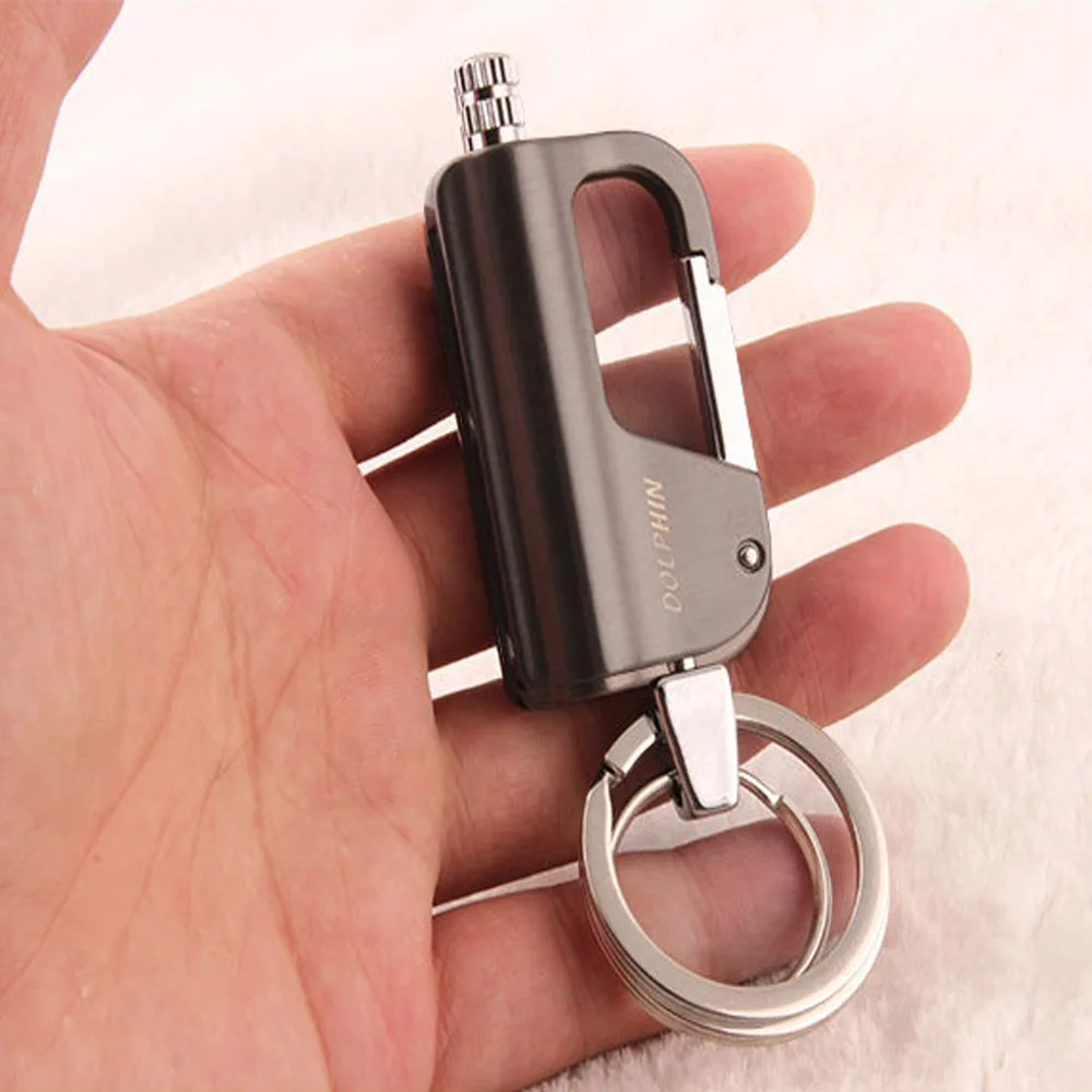 Зажигалки из нержавеющей стали брелок для ключей подходящие зажигалки гаджеты