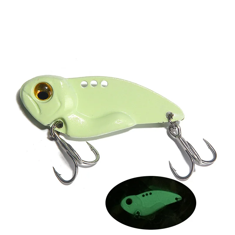 

1PCS VIB Fishing Lure 3D Eyes Pencil Balancer Spoon Jig Painting Artificial Crankbait Winter Sea Fishing Bass Diving Swivel Bait