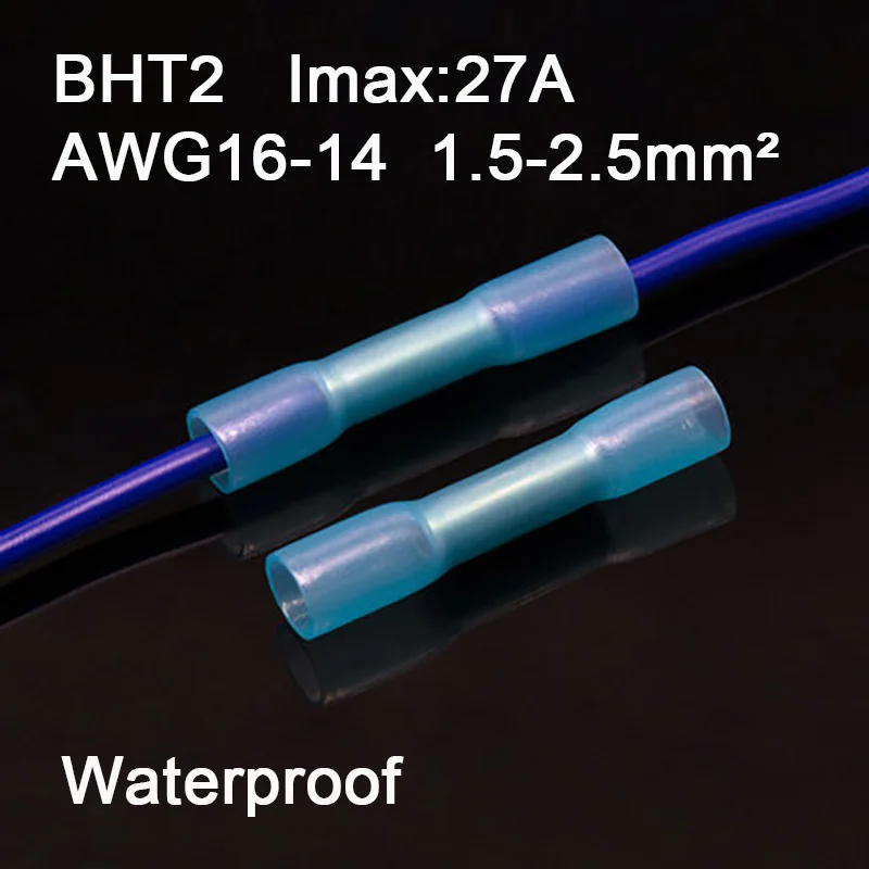 Термоусадочная кабельная Клеммная трубка 20 лампочек BHT0.5 BHT1.25 BHT2 BHT5 шт./пакет