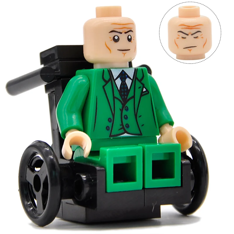 Professor X Один горячий Супер Герои 500+ горячая фигурка Marvel DC Мстители Дэдпул Звездный огонь Бэтмен Супермен железный человек строительные блоки игрушки - Цвет: Professor X