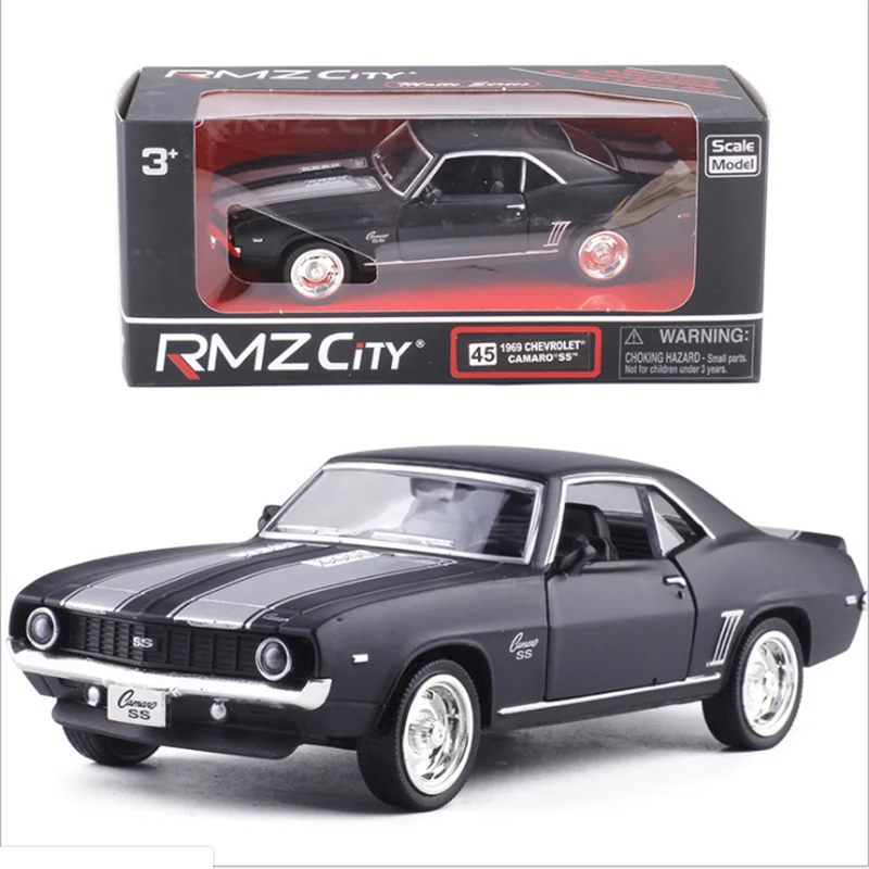 

13.3CM 1:36 Scale Black Color Metal Alloy ChevroletS Camaro Racing Car Pull Back Diecast Vehicles Model Toys F Child Kid Gift