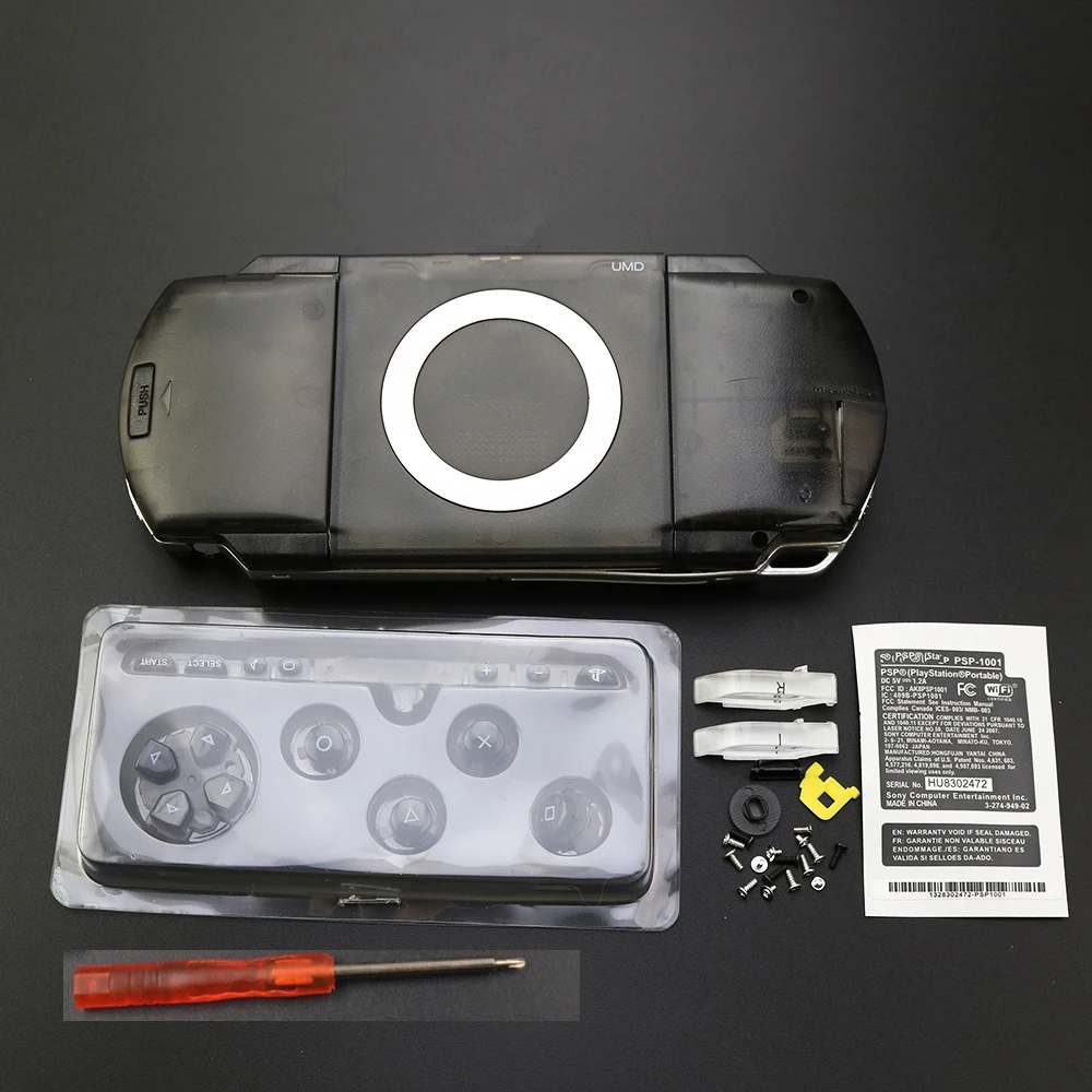 Чехол для игровой консоли Sony PSP1000 PSP 1000 с отверткой 4 цвета на выбор - купить по