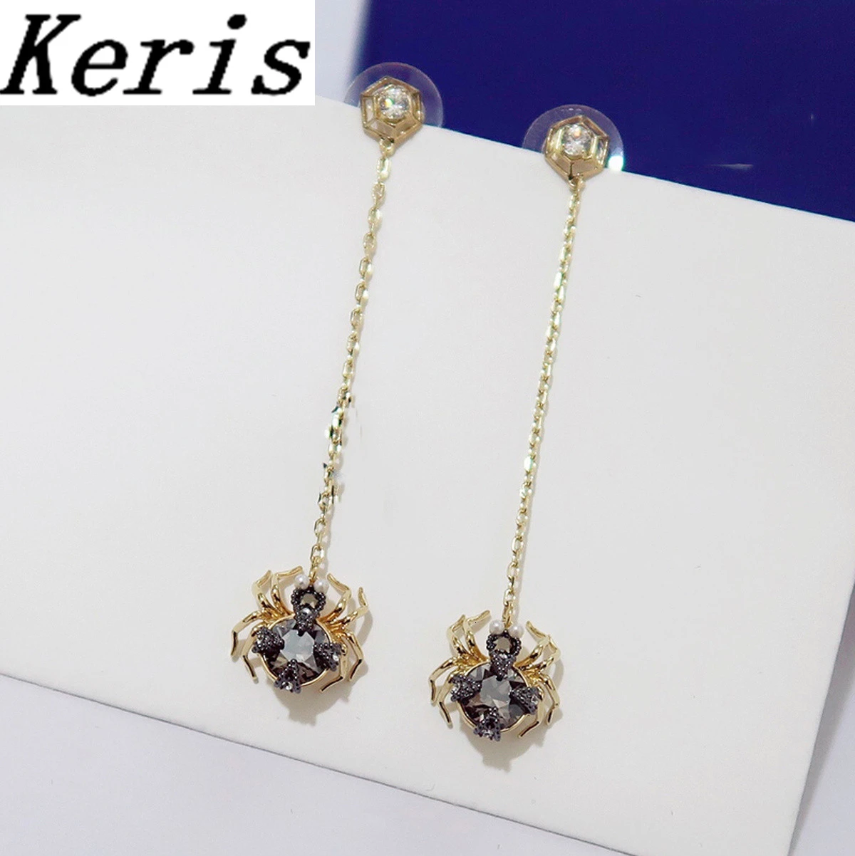 Высокое качество swa Новый магнетизм Исследуйте мечту тонкий паук женские серьги|