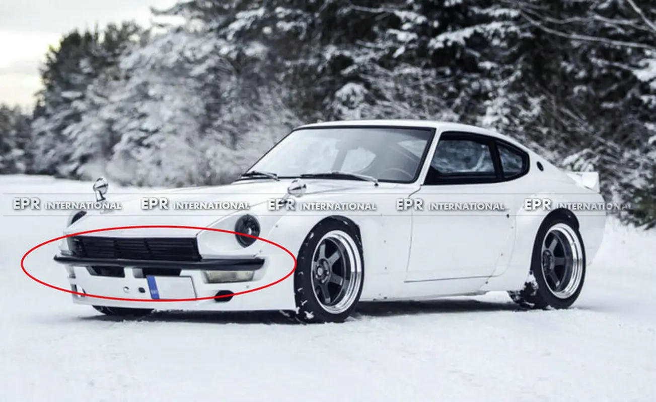 

PD Type Rb Style Black Or White Unpainted Front Bumper Garnish Exterior Kit For Nissan Fairlady 1970-1973 Datsun 240Z (S30)