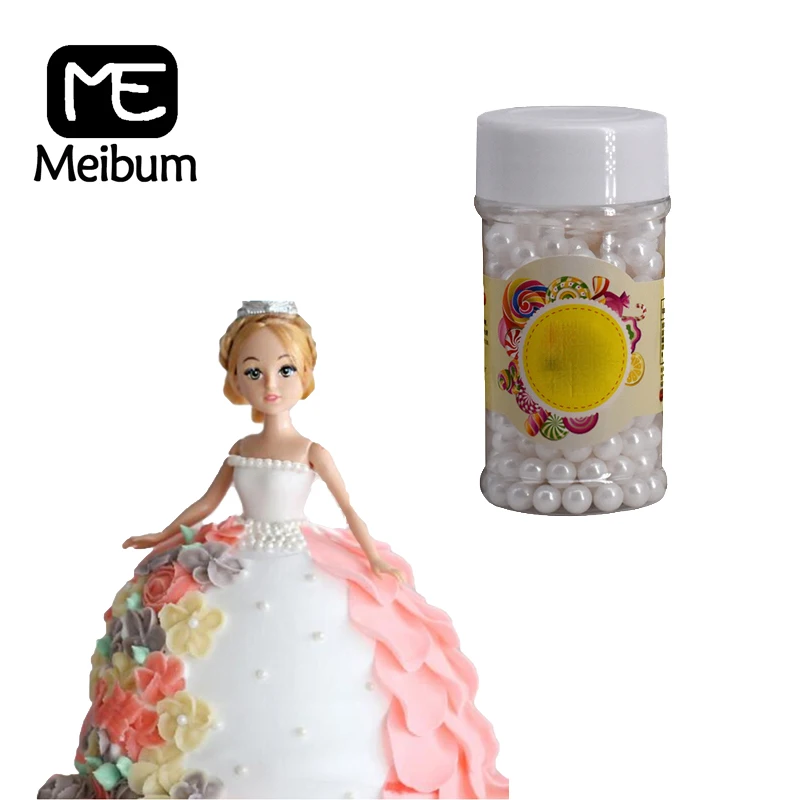 Съедобные жемчужины для свадьбы дня рождения meiбум сахар кекс десерт топпинги
