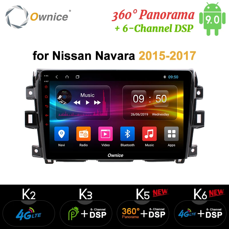 Ownice 10 1 &quotАвтомобильный GPS dvd плеер радио Android 9 0 Octa Core для Navara 2015 2016 2017 k3 k5 k6 аудио