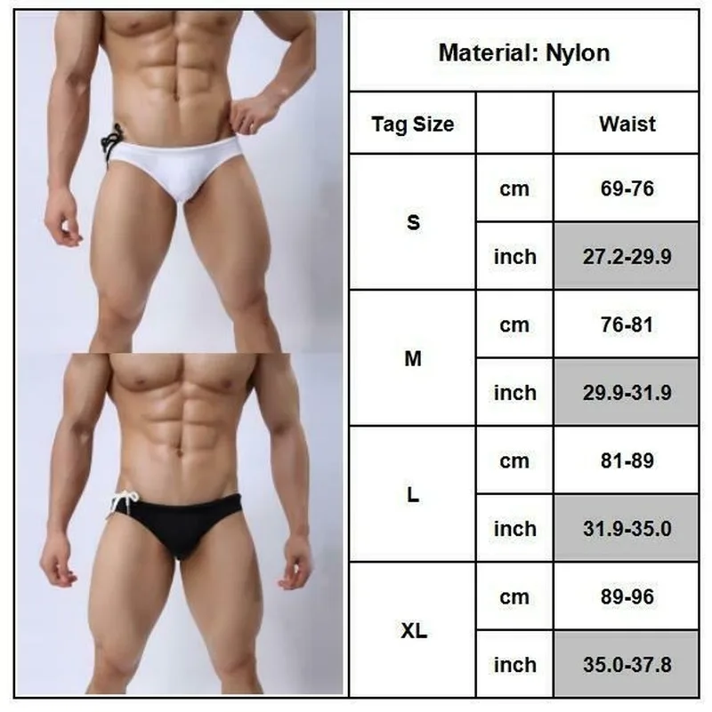 

Unisersal Fashion Men's's Swimming Trunks Briefs Summer Beach Swim Shorts Low Rise Bikini Underwear