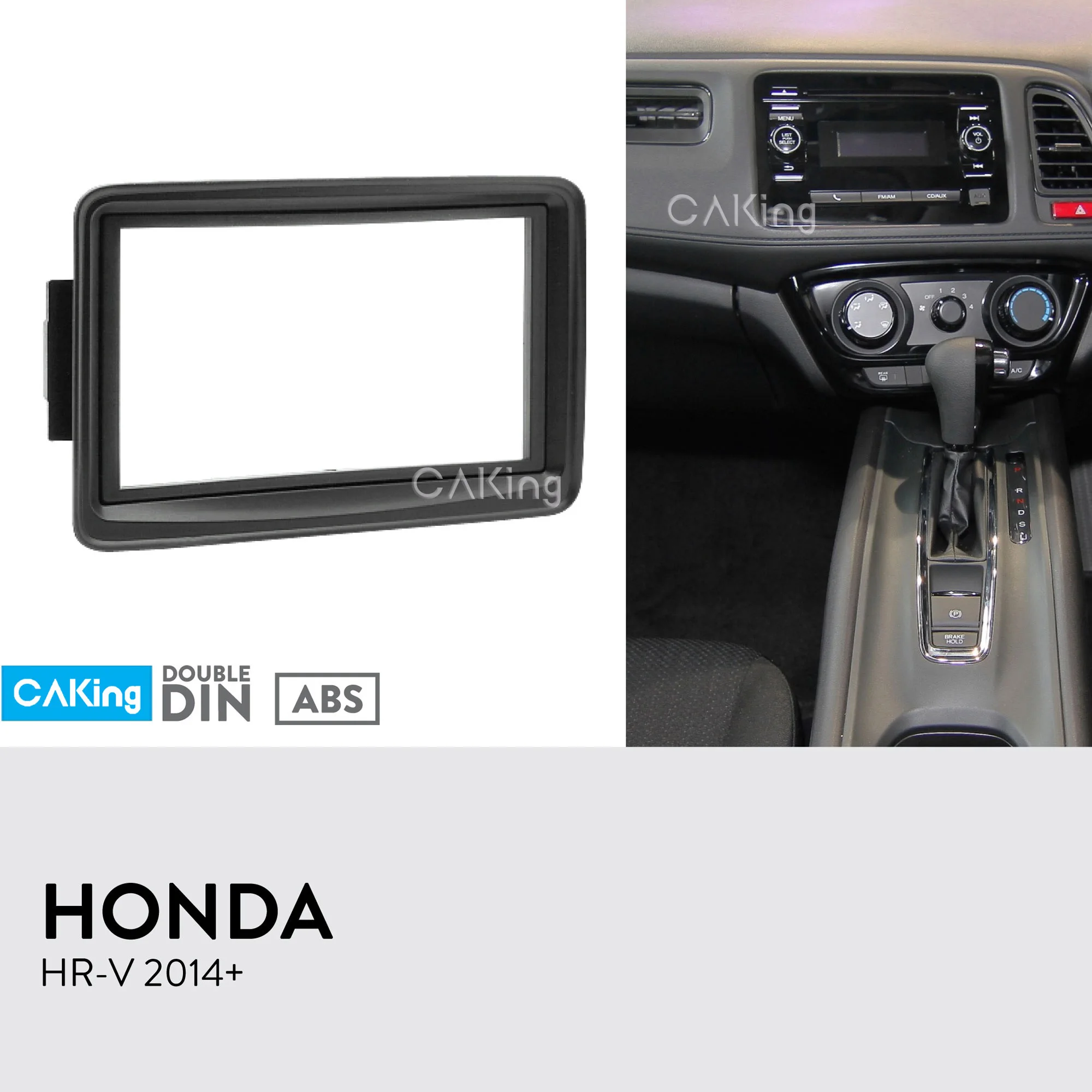 Автомобильная фасция Double Din с радио-панелью для Honda HRV комплект аудиорамкой 2014 г. +