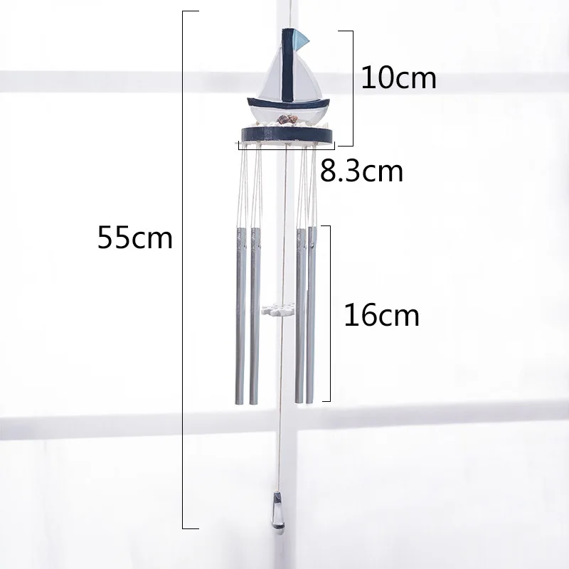 Деревянная подвеска в средиземноморском стиле колокольчики с сосновой резьбой