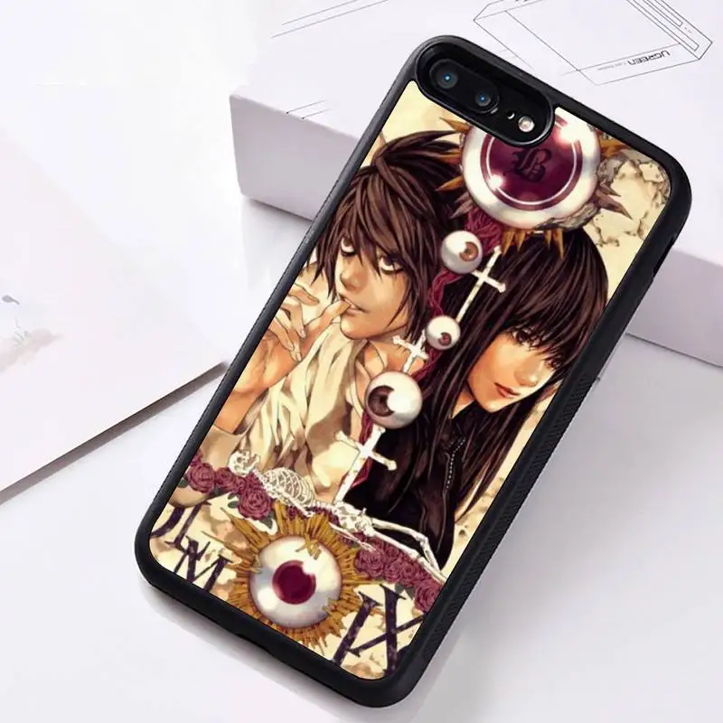 

death note L5 Phone Case For iphone 12 mini 11 Pro Xs Max X Xr 6 6s 7 8 Plus SE2020 High Quality PC TPU Silicone Cover