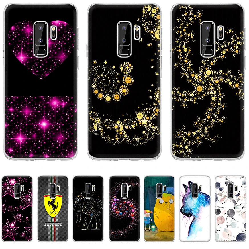 Чехол для телефона Samsung S3 S4 S5 S6 S7 S8 S9 S10E S10Plus Note 8 9 M10 M20 M30 M40 фиолетовый блеск фон |
