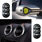 10 шт., автомобильные наклейки с логотипом ключа дистанционного управления 14 мм для Opel Astra H G J Insignia Mokka Zafira Corsa Vectra C D аксессуары для автомобильных ключей