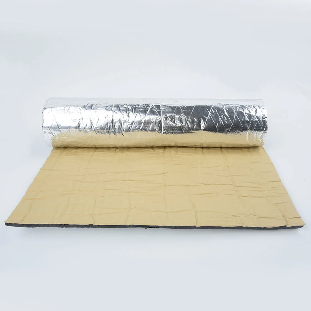 

40x100cm 5mm Car Sound Deadener Mat Reduction Noise Sound Insulation Cotton Auto Vehicle Door Trunk Insulation Closed Cell Foam