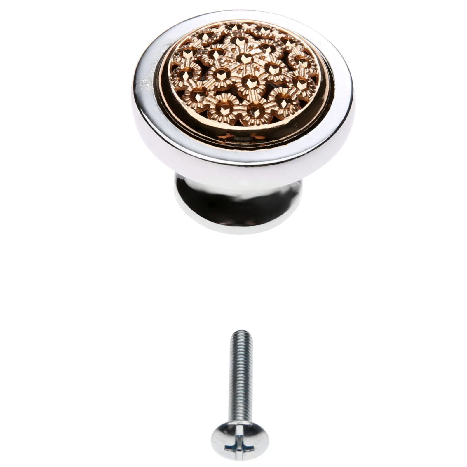 Розовое золото Хромированная ручка шкафа шкаф старинные двери тянет ручки для