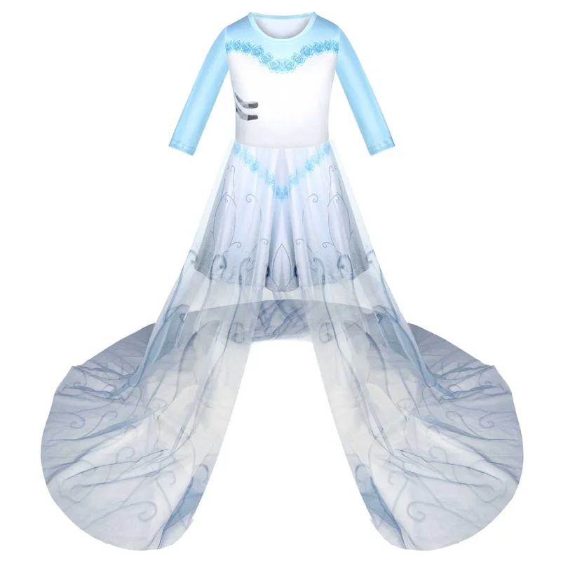 Костюм на Хэллоуин костюм невесты с призраками страшвечерние вечернее газовое