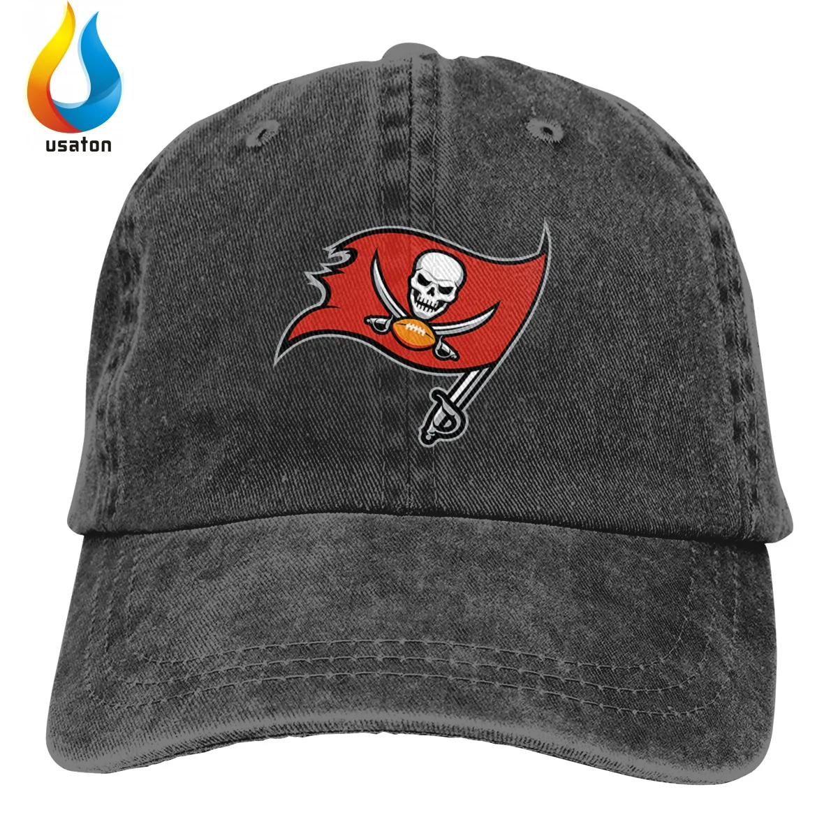 

Women Ponytail Baseball Cap Print 3D Buccaneers Logo Fashion Hats Men Cotton Outdoor Simple Visor Casual Cap