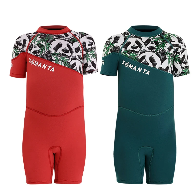 

2MM Neoprene Children Wetsuit Swimwear Boys Kids Short Surfing Swimsuits Wet Suit for Bathing Suit Diving Suits