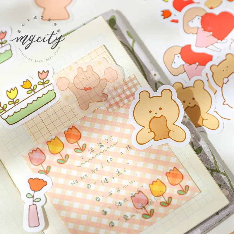 

20set/lot Stationery Stickers Play paper house Diary Decorative Mobile Stickers Scrapbooking DIY Craft Stickers