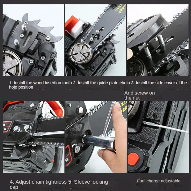 4-тактная бензопила мощностью 11500 Вт маленькая портативная цепная пила