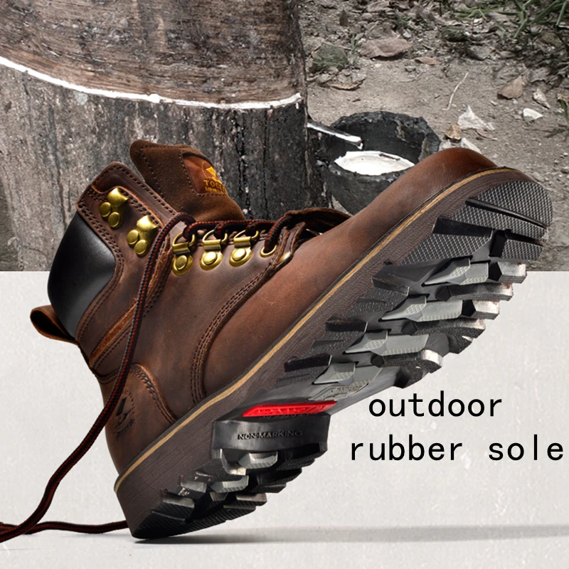 Мужская обувь для походов дышащая тактическая из натуральной кожи