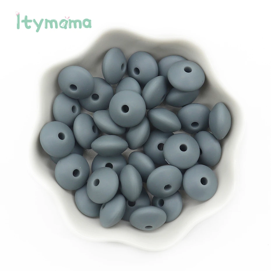 60pc BD020-44 Itymama, 60 шт., пищевые силиконовые счеты, бусины, жемчуг, силиконовые бусины, сделай сам, Прорезывание Зубов, уход за ребенком, ожерелье, соска, цепочка, детский Прорезыватель - Цвет: 60pc BD020-44