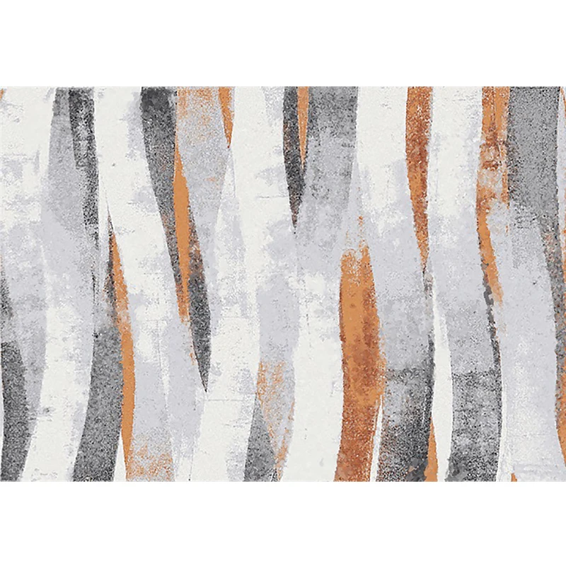 Простой полосатый ковер для гостиной диван стол двухъярусная кровать детская